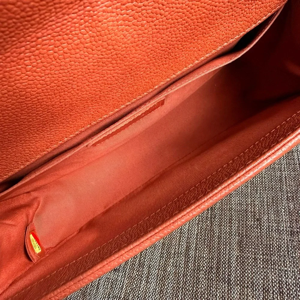 Rare Cognac Medium Chanel Boy Bag - Picture 11 of 14